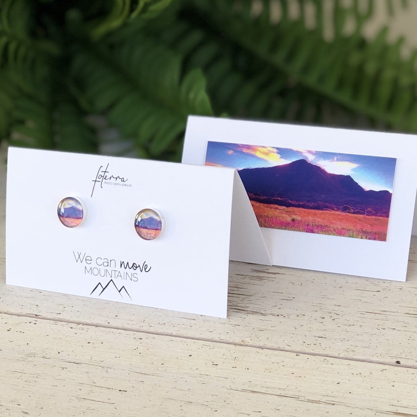 Haleakala Post Earrings by Foterra Jewelry