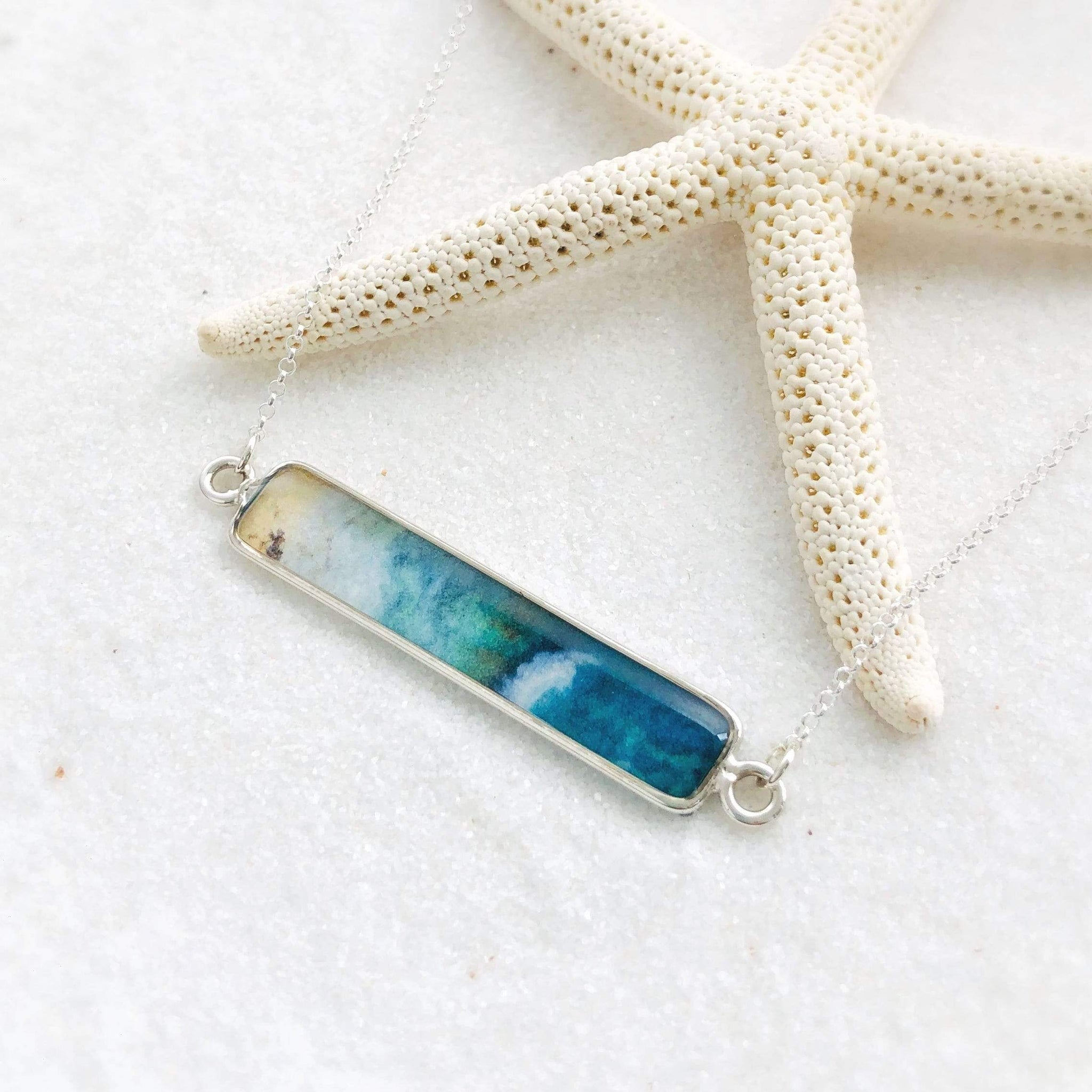 Good Things Come in Waves Bar Necklace - Foterra Jewelry