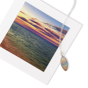 Oahu Sunset Mini Surf Necklace