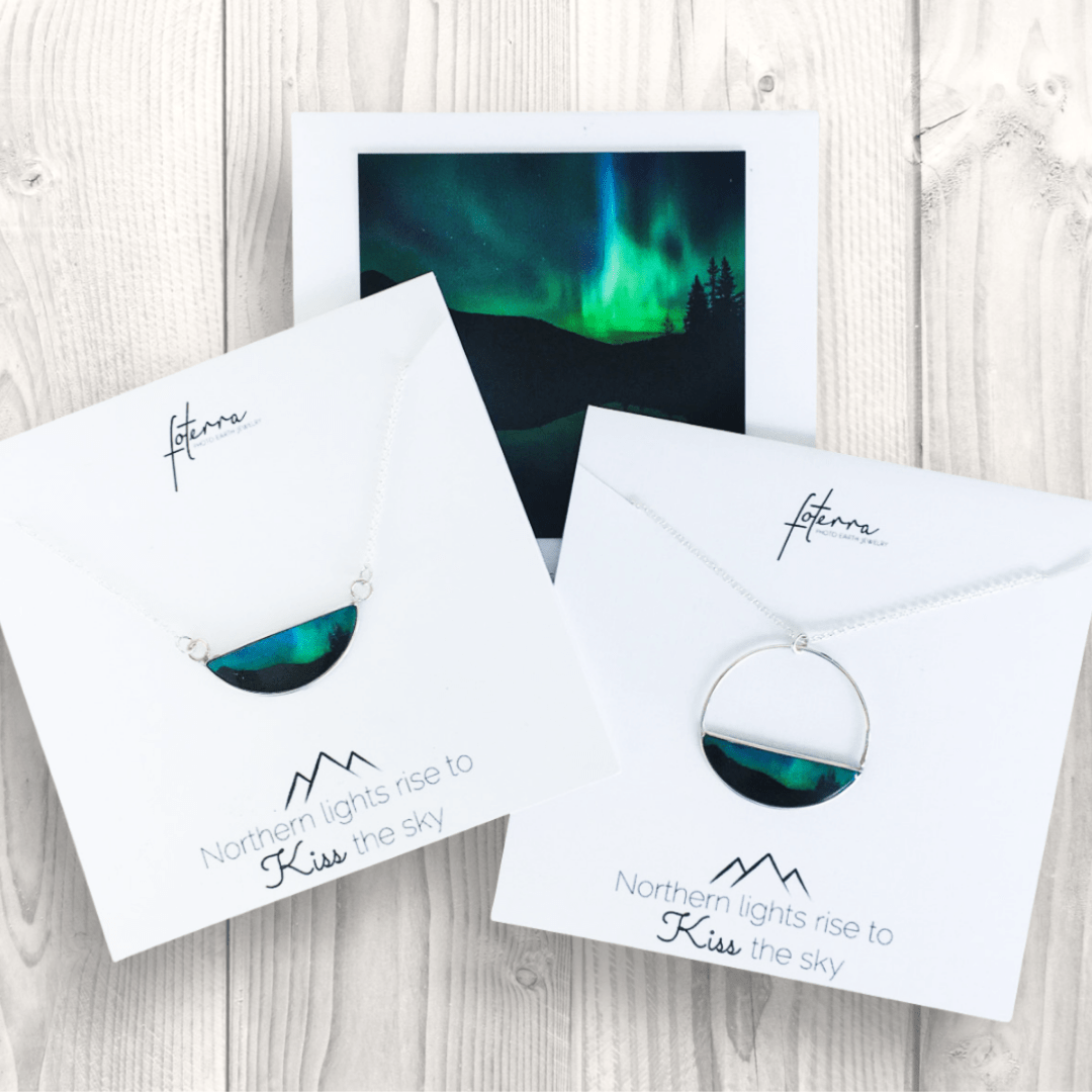 Northern Lights Necklace by Jen Grand