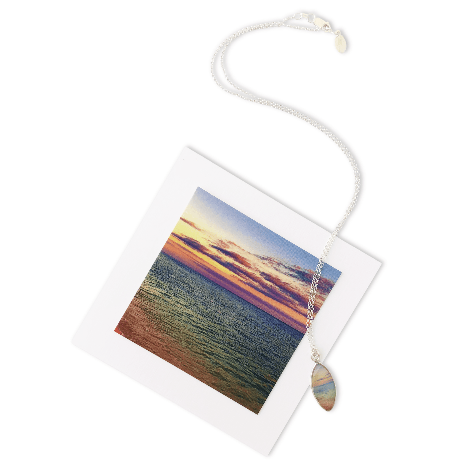 Oahu Sunset Mini Surf Necklace