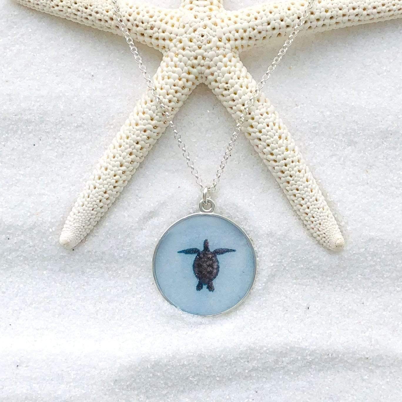 Sea Turtle Necklace by John Kowitz