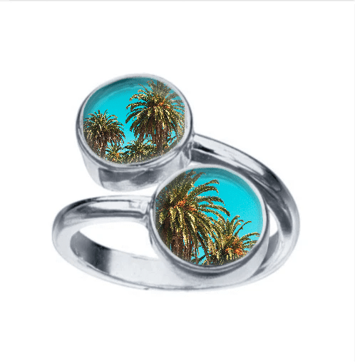 California Palm Tree Ring by Hanna Tornyai