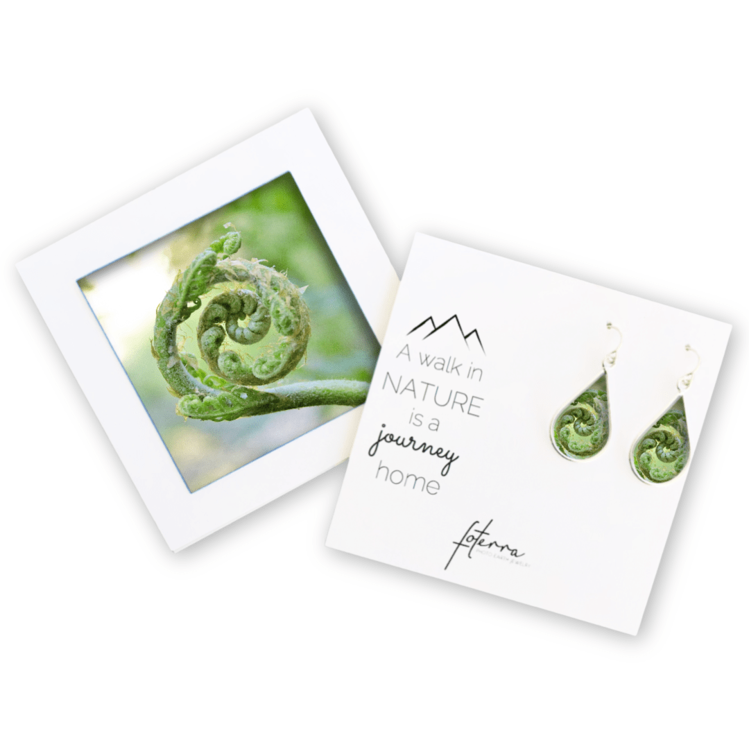 Fern Botanical Earrings by Heather Fassio