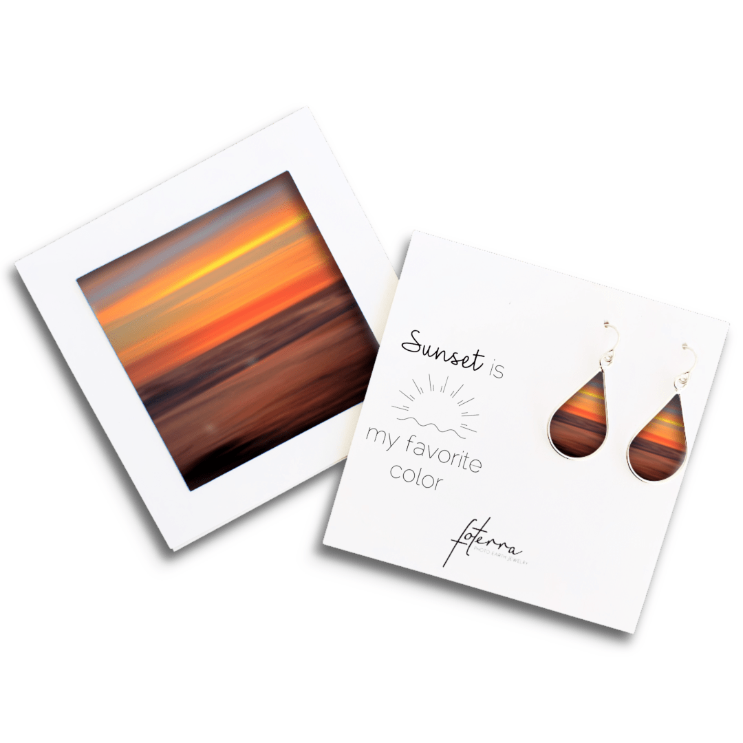 Santa Cruz Sunset Earrings by Heather Fassio