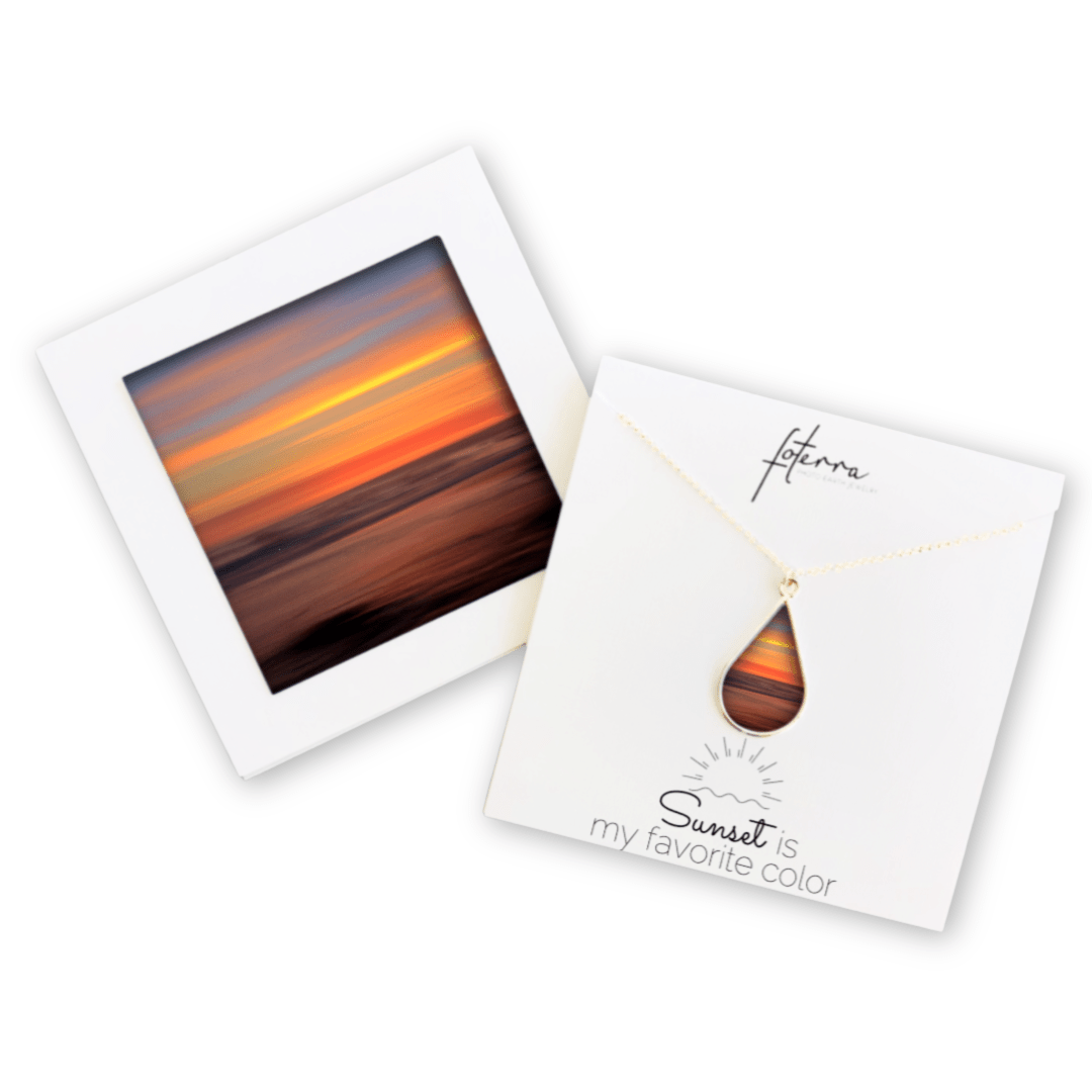 Santa Cruz Sunset Necklace by Heather Fassio