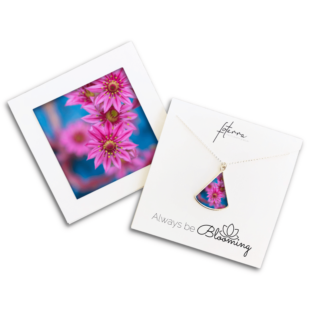 Pink Flower Garden Earrings by Heather Fassio