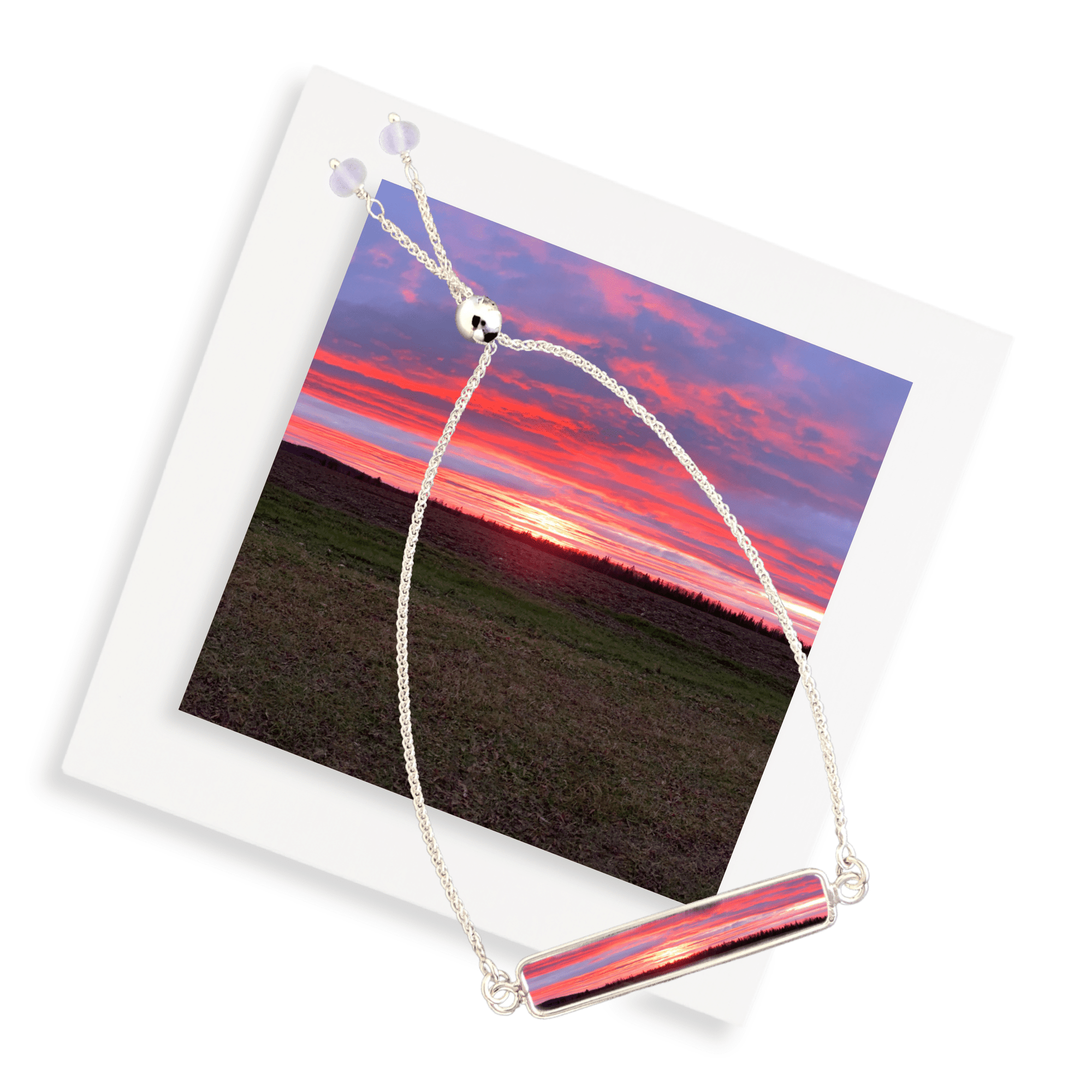 Rural Maine Sunrise Bracelet by Heather Mladek