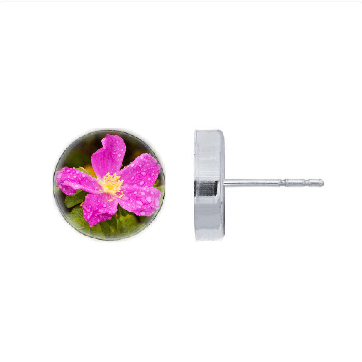 Colorful Floral Earrings by Heather Mladek