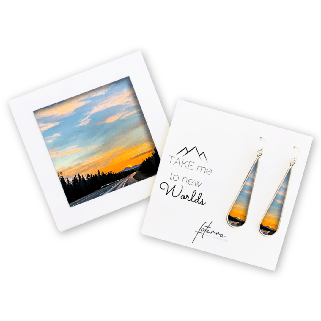 Mount Katahdin Earrings by Heather Mladek