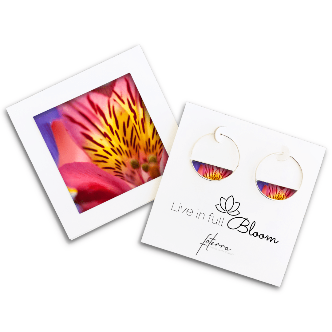 Tiger Lily Floral Earrings by Heather Mladek