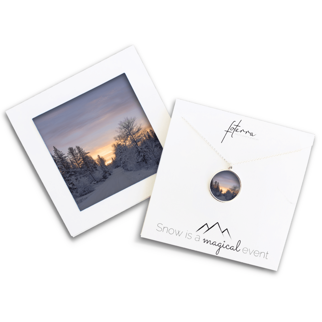 Maine Winter Necklace by Heather Mladek