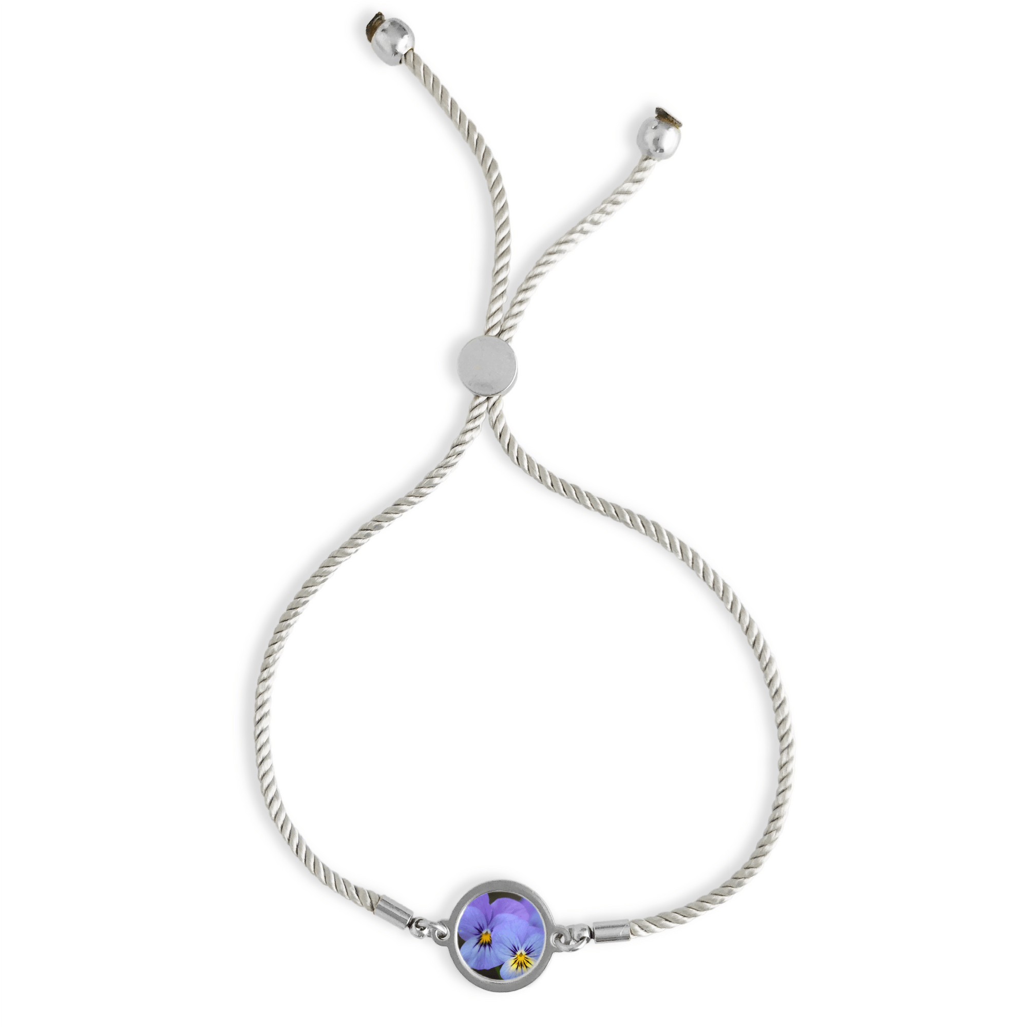Violet Floral Bracelet by Jan Murray