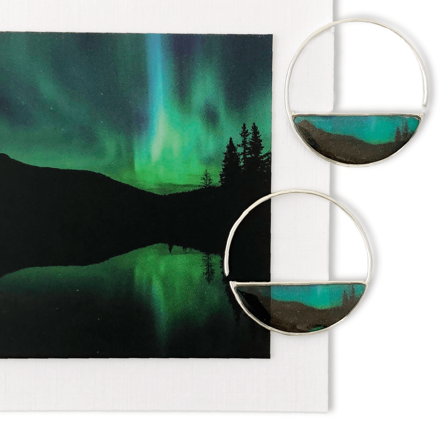 Northern Lights Earrings by Jen Grand