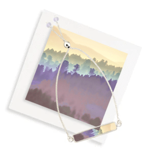 Montana Mountain Sunset Bracelet by Jen Ritterman