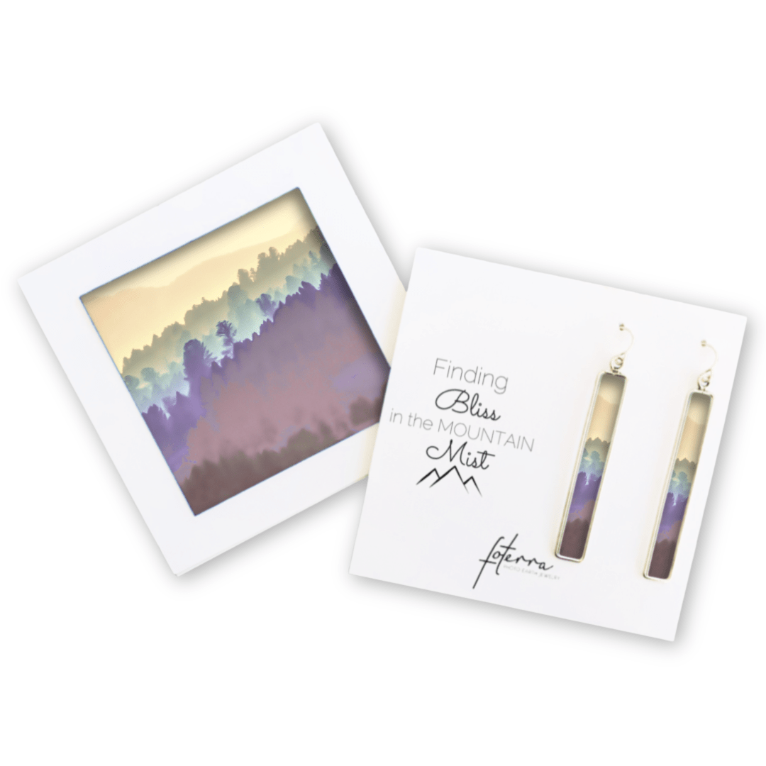 Montana Mountain Sunset Earrings by Jen Ritterman