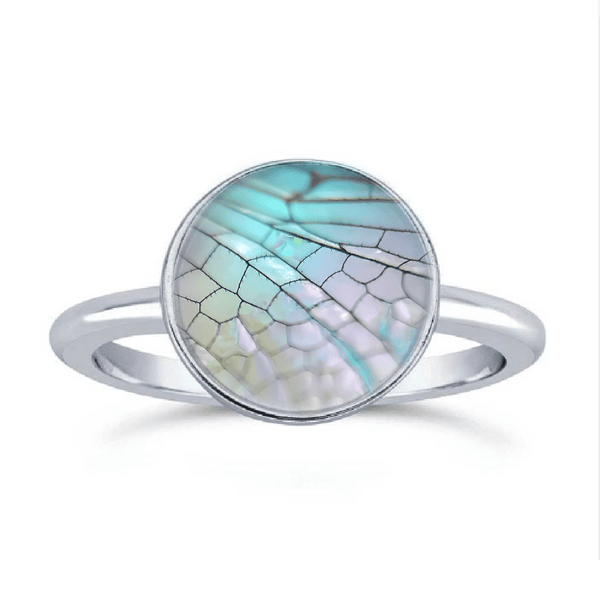 Glass Wing Stacking Ring - Foterra Jewelry