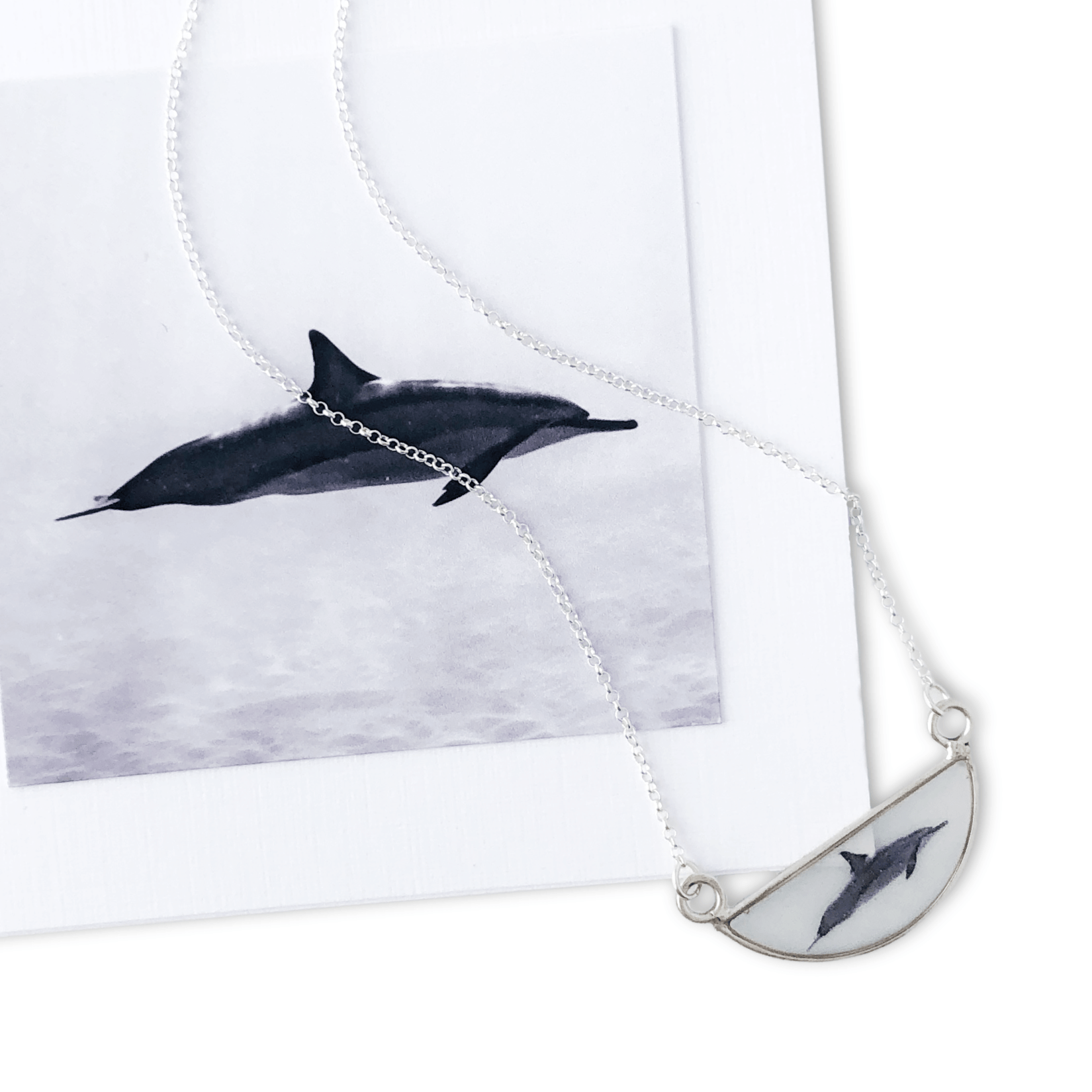 Dolphin Necklace by John Baran