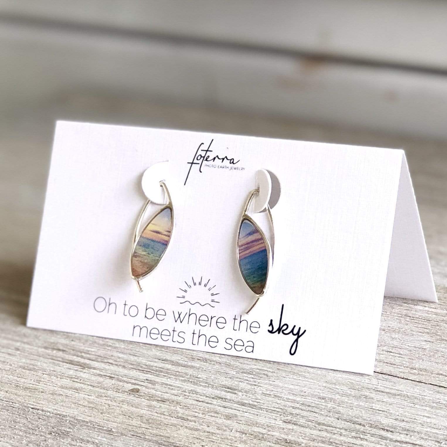 Oahu Sunset Mini Surf Earrings