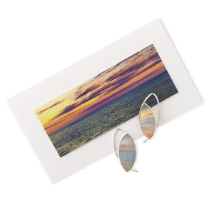 Oahu Sunset Mini Surf Earrings