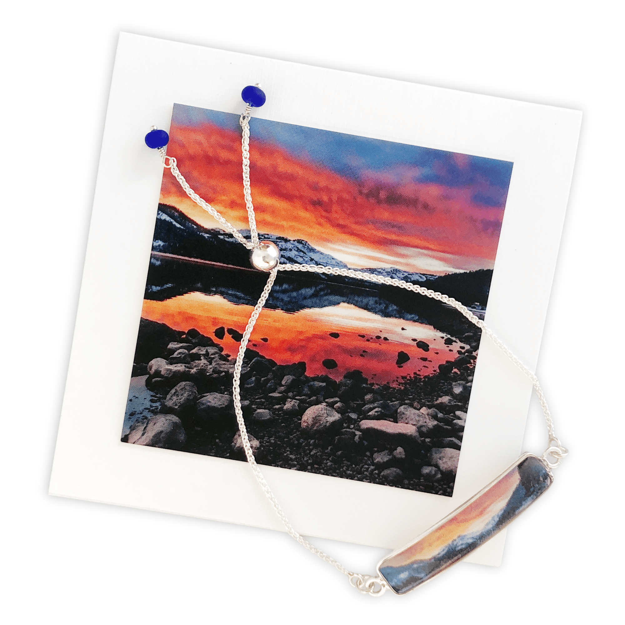 Lake Tahoe Sunset Bracelet by Kelli Price