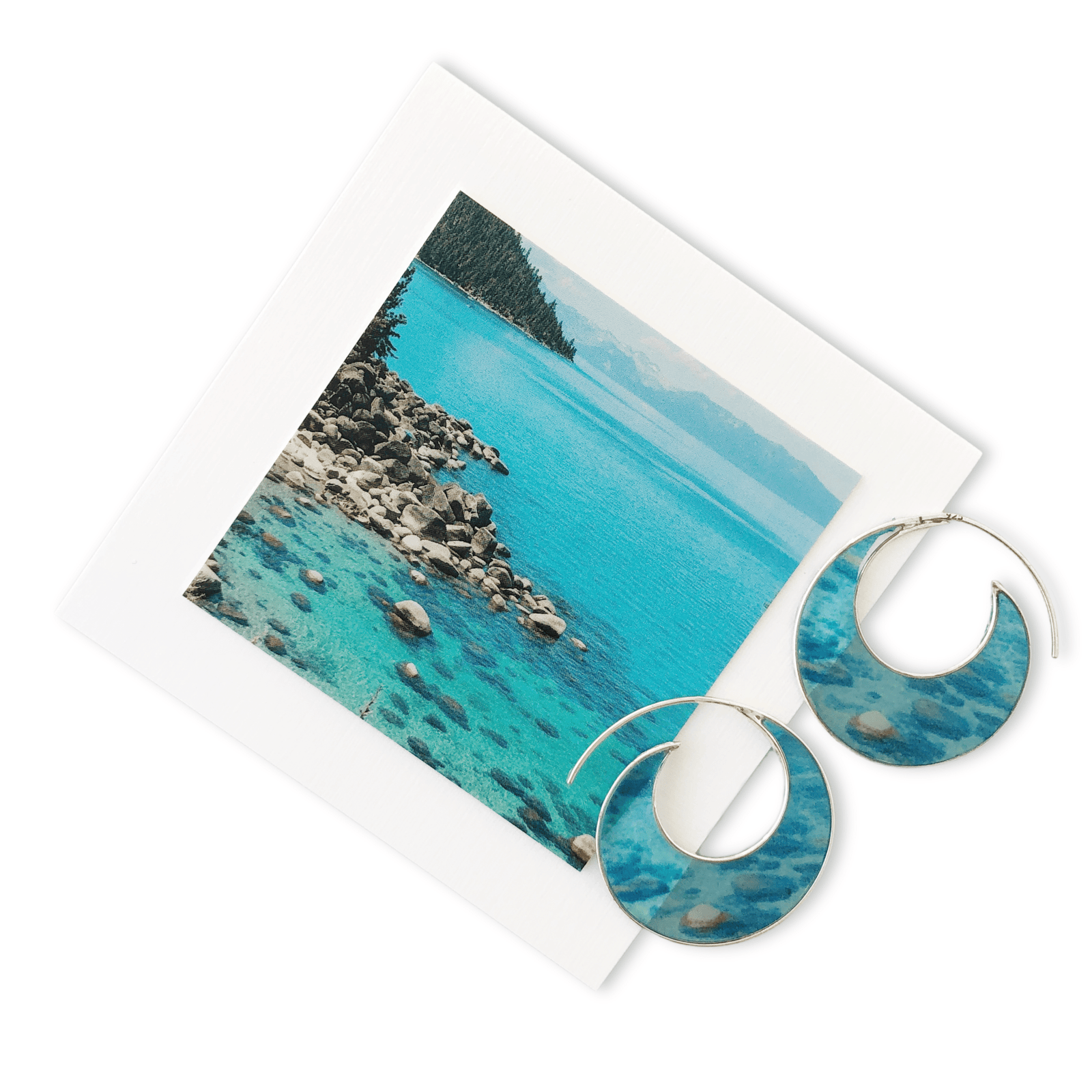 Lake Tahoe Earrings by Kelli Price