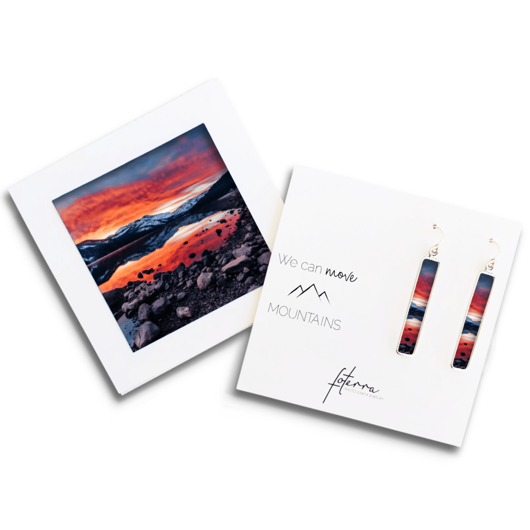 Lake Tahoe Sunset Earrings by Kelli Price