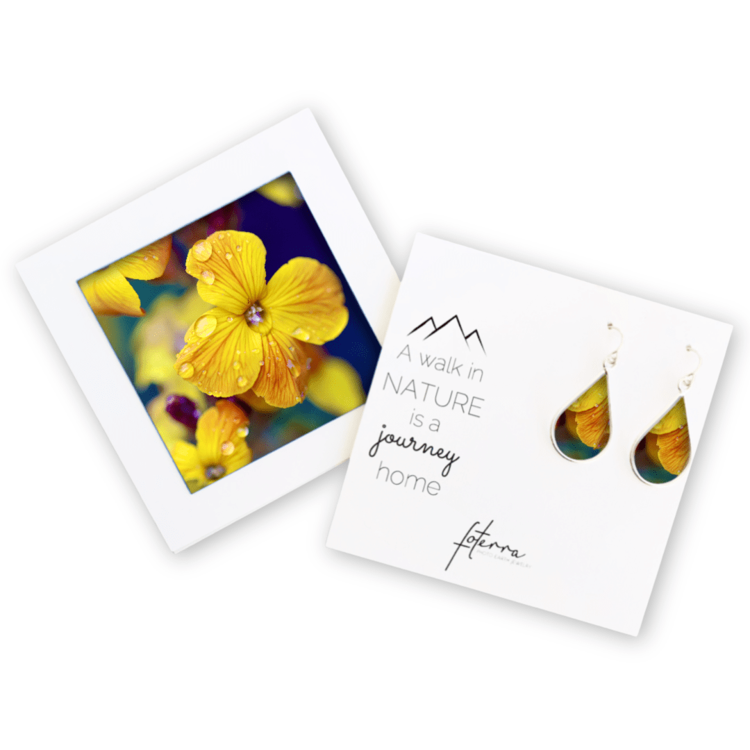 Garden Inspired Floral Earrings by Kelly Kreger