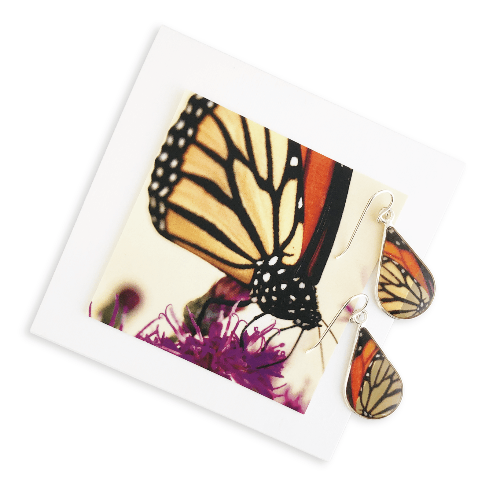 Monarch Butterfly Earrings by Kelly Kreger