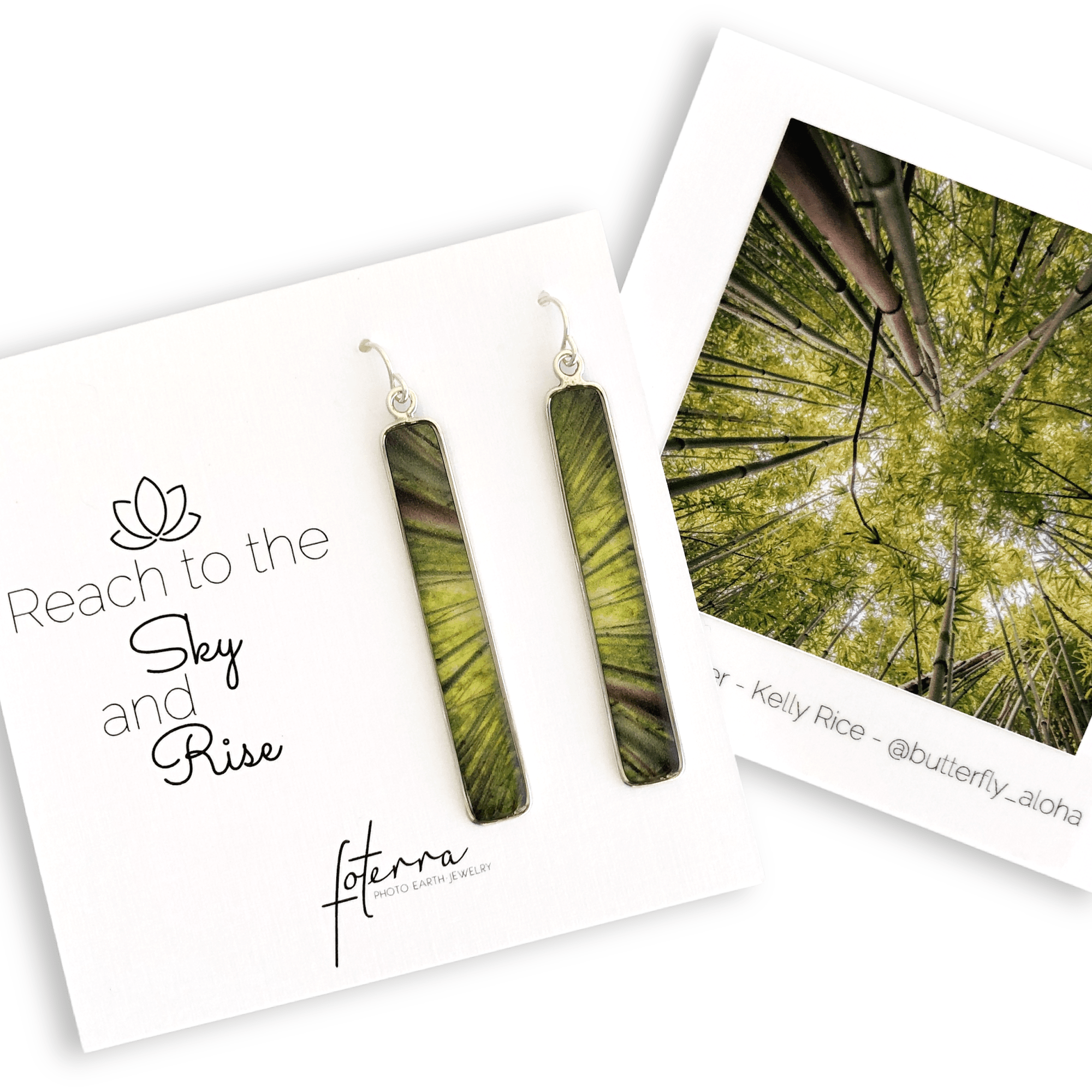 Bamboo Forest Earrings by Kelly Rice