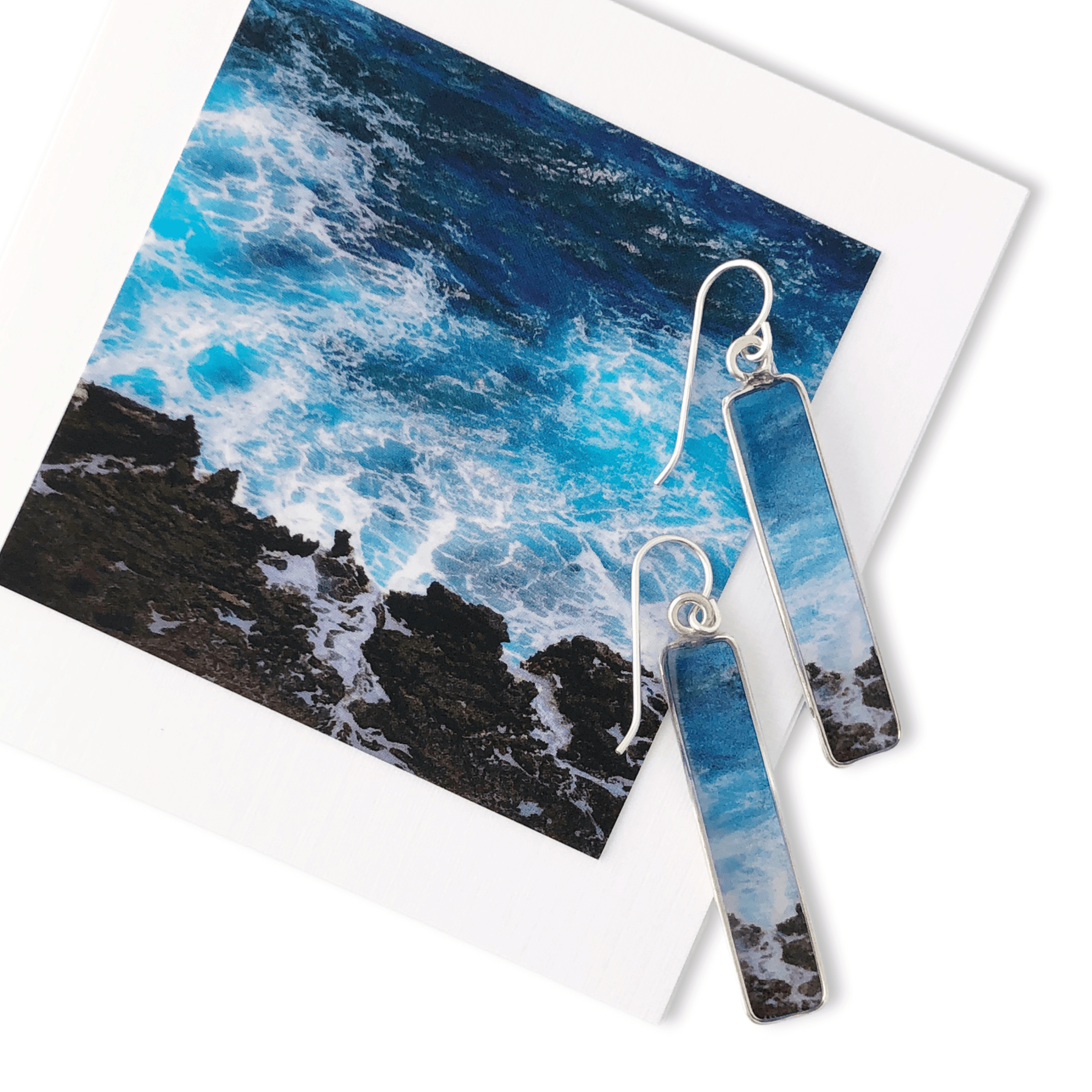 Ocean Tide Pool Earrings by Kelly Rice