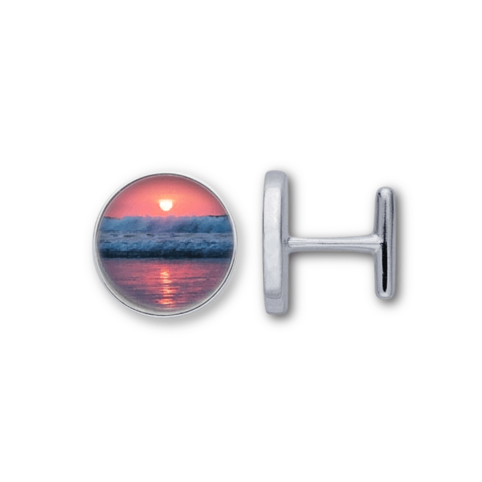 Coastal Maine Sunset Cuff Links by Kerry Daly