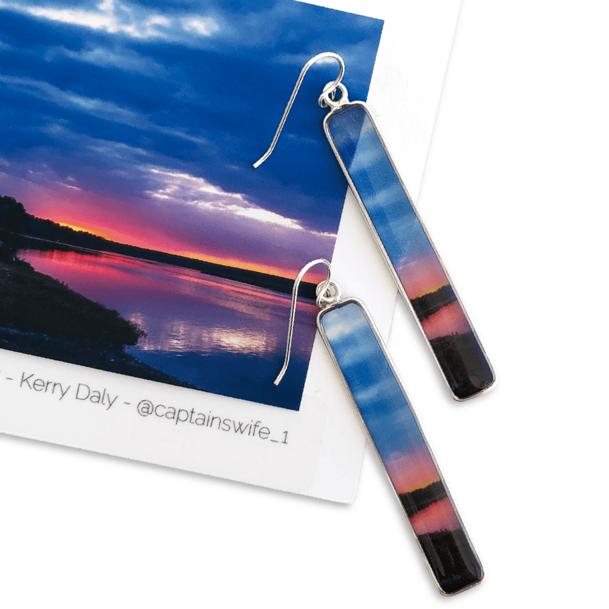 Maine Sunset Earrings by Kerry Daly