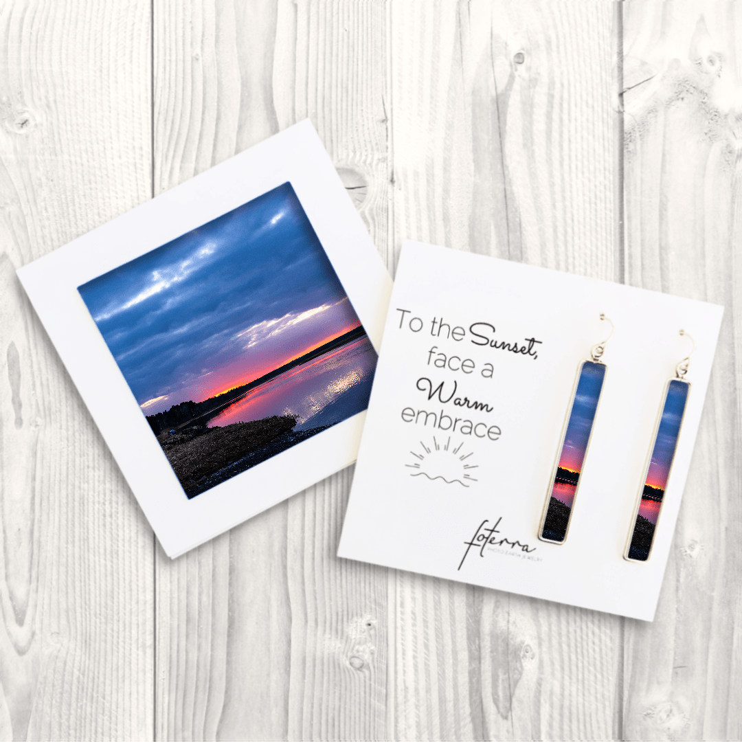 Maine Sunset Earrings by Kerry Daly
