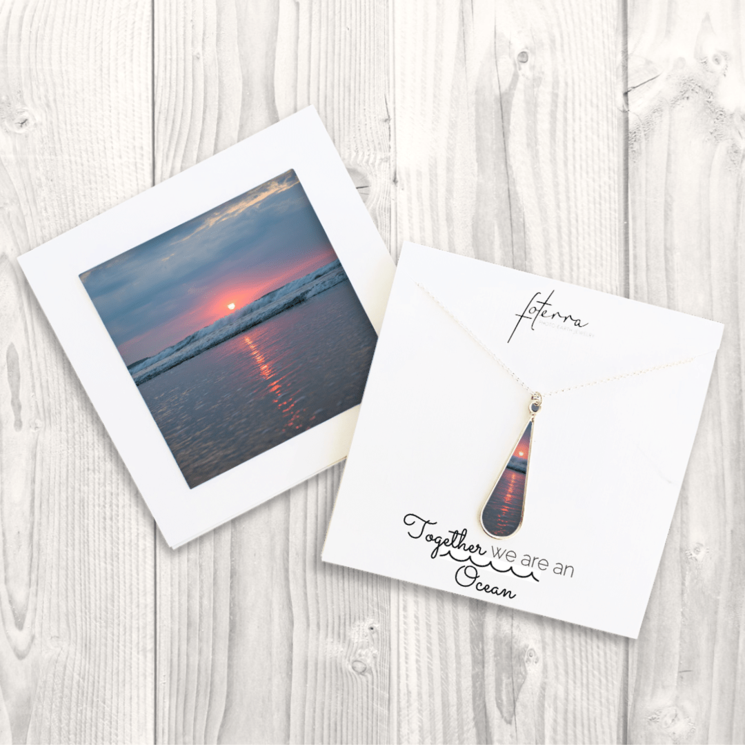 Coastal Maine Sunset Necklace by Kerry Daly