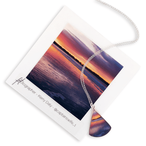 Coastal Maine Sunset Necklace by Kerry Daly