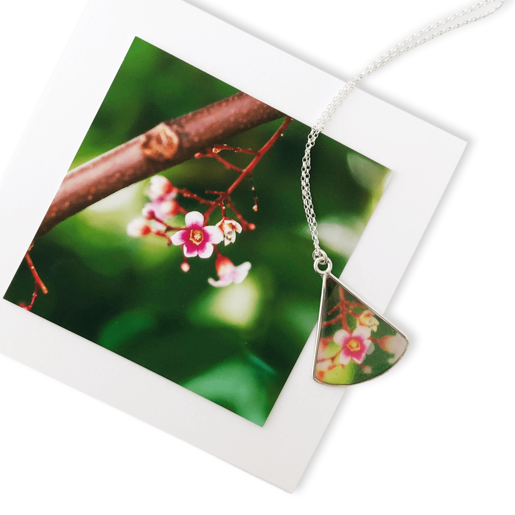 Costa Rican Blossom Necklace by La Vida in Life Photography