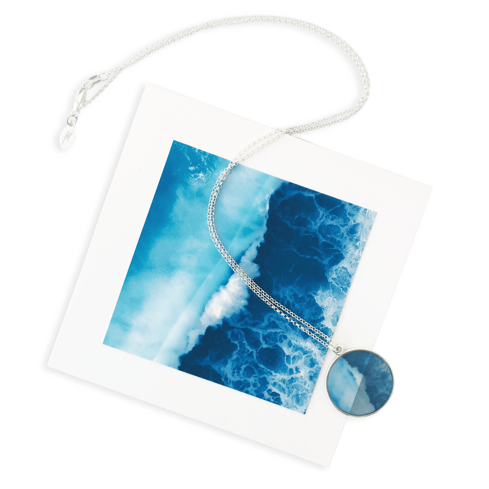 Ocean Wave Necklace by Merr Watson