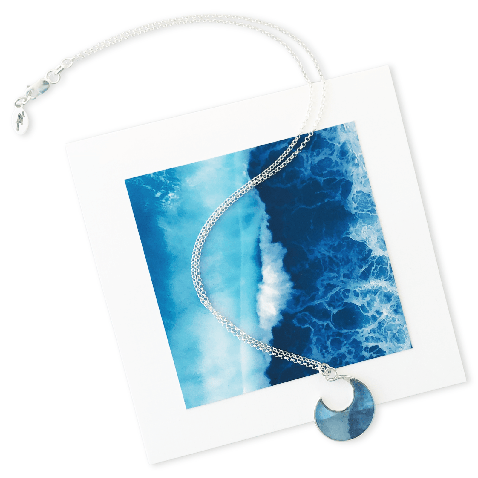 Ocean Wave Necklace by Merr Watson