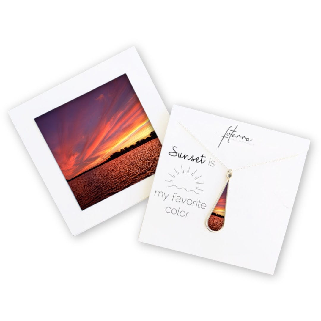 Ocean Sunset Necklace by Roxanne Collins