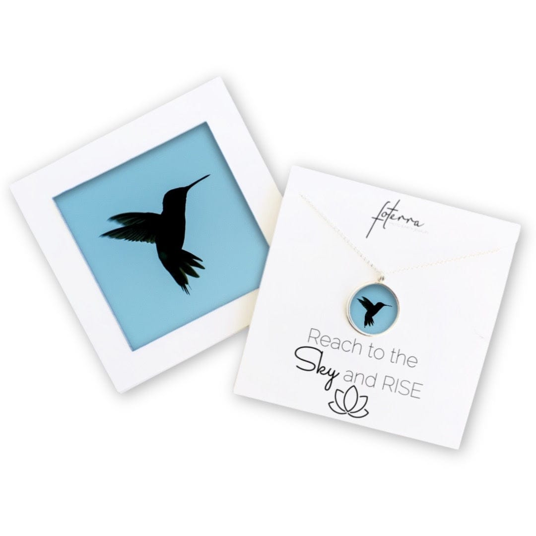 Hummingbird Necklace by Roxanne Collins