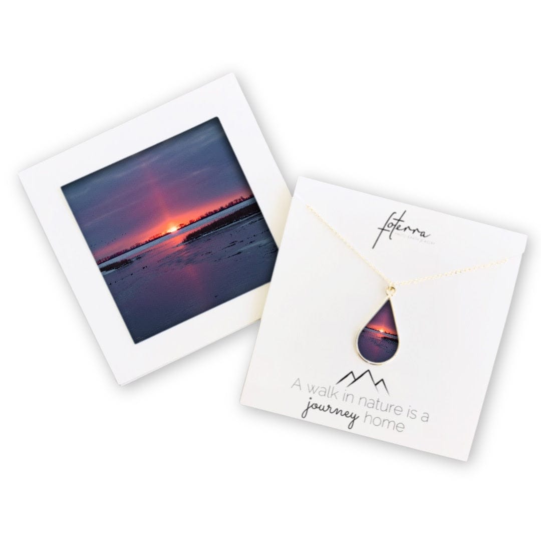 Coastal Sunrise Necklace by Roxanne Collins