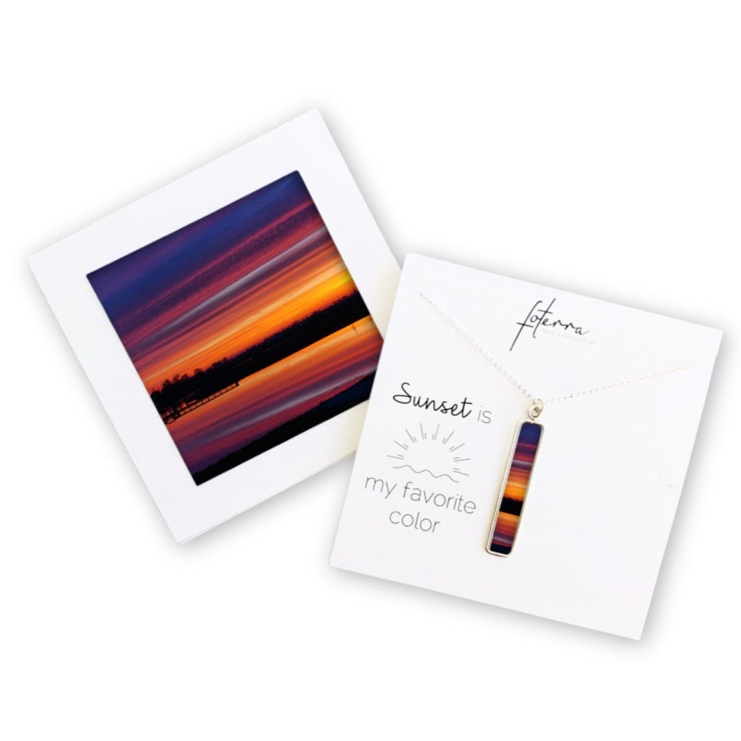 Coastal Sunset Necklace by Roxanne Collins