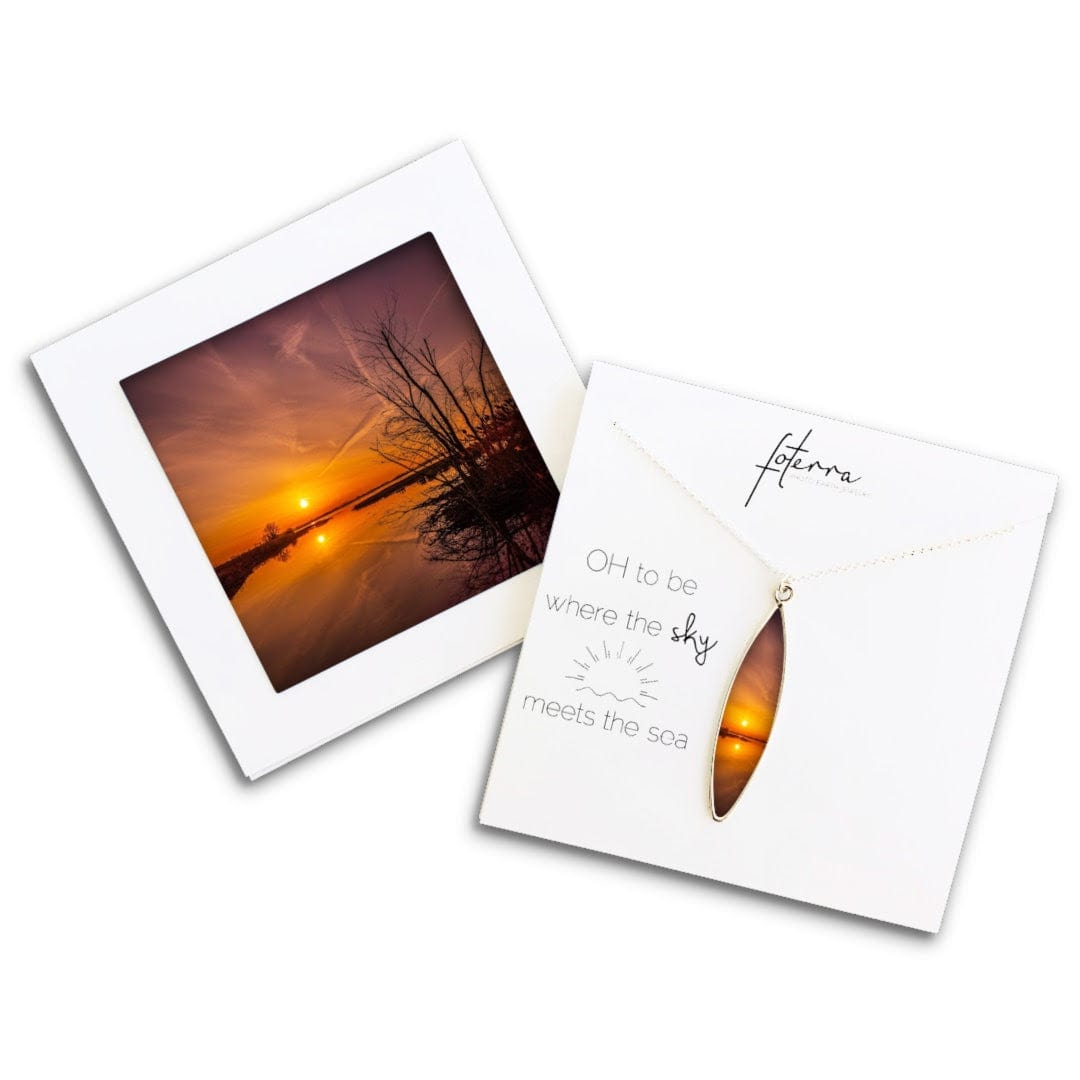 Coastal Sunset Necklace by Roxanne Collins