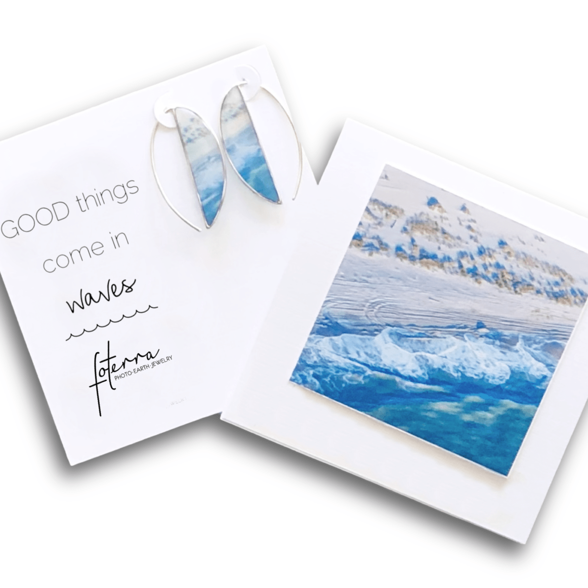 Ocean Waves Earrings by Tiffany Briley | A Quest For Light
