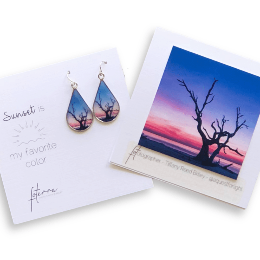 Low Country Sunset Earrings by Tiffany Briley | A Quest For Light