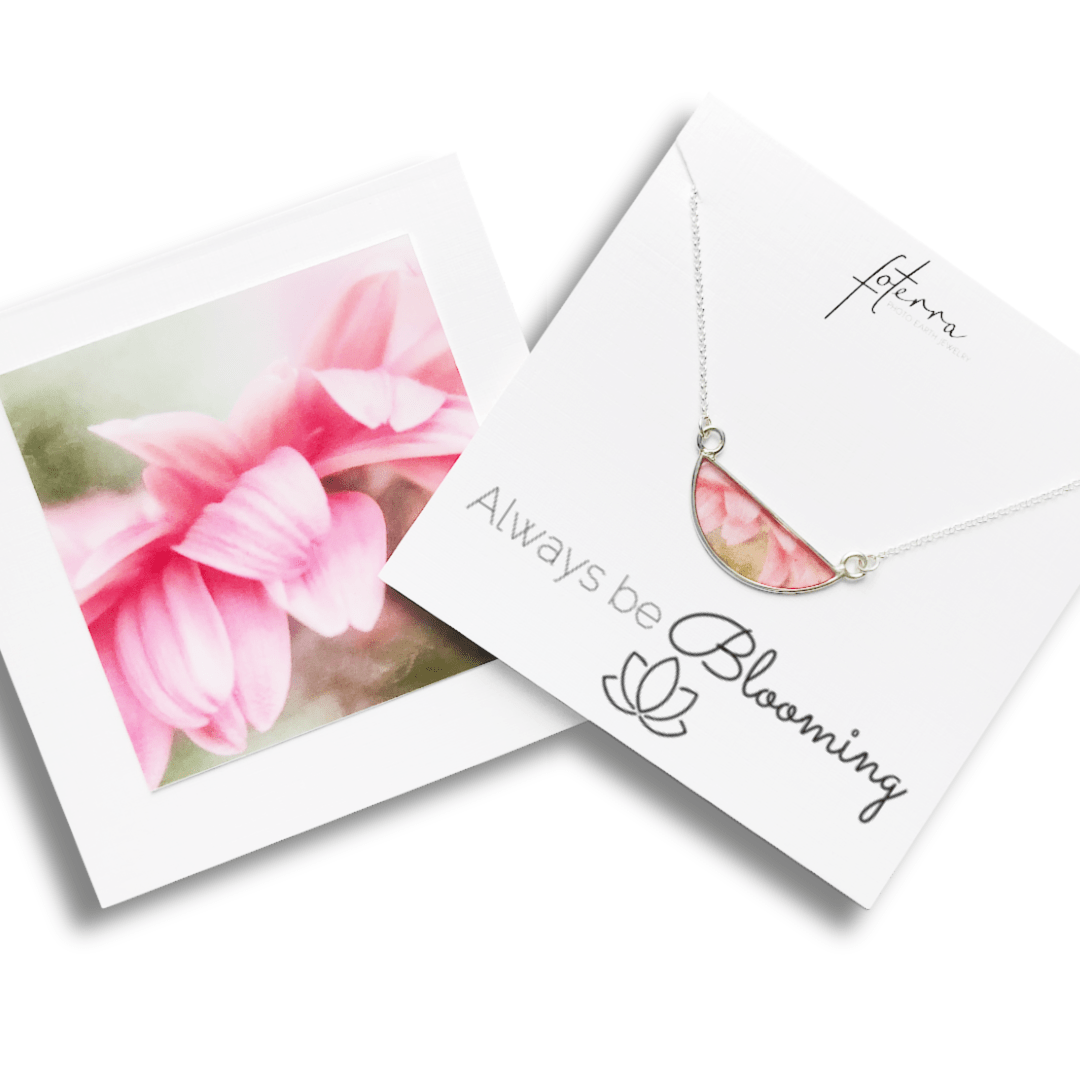 Pink Floral Necklace by Tiffany Briley | A Quest For Light