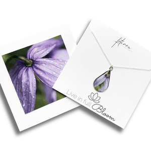 Purple Floral Necklace by Tiffany Briley | A Quest For Light