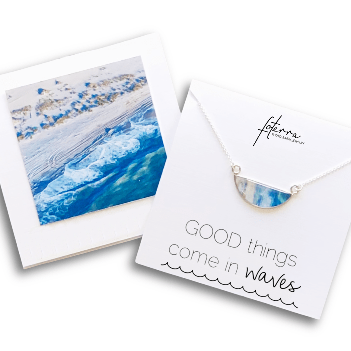 Ocean Waves Necklace by Tiffany Briley | A Quest For Light