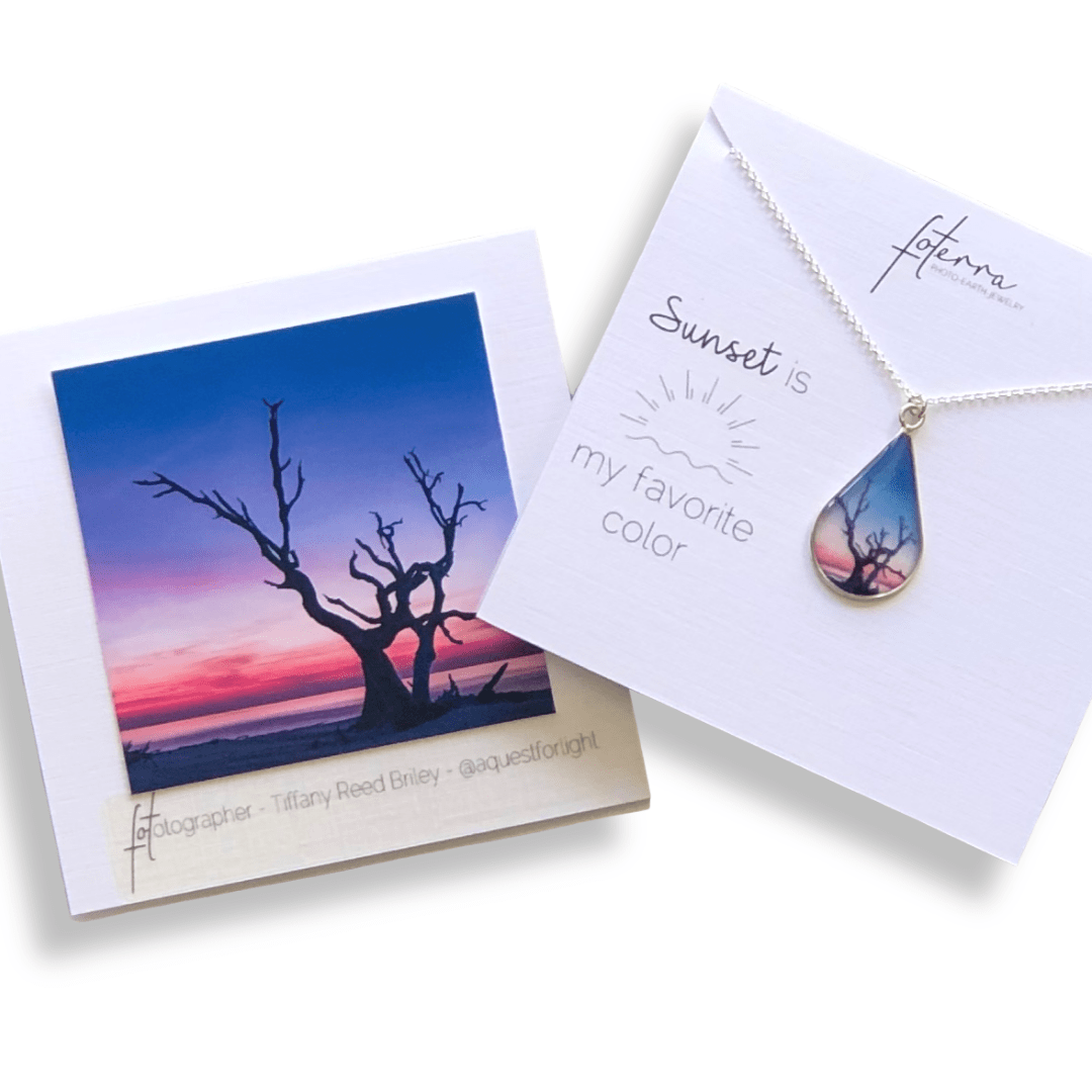 Low Country Coastal Sunset Necklace by Tiffany Briley | A Quest For Light